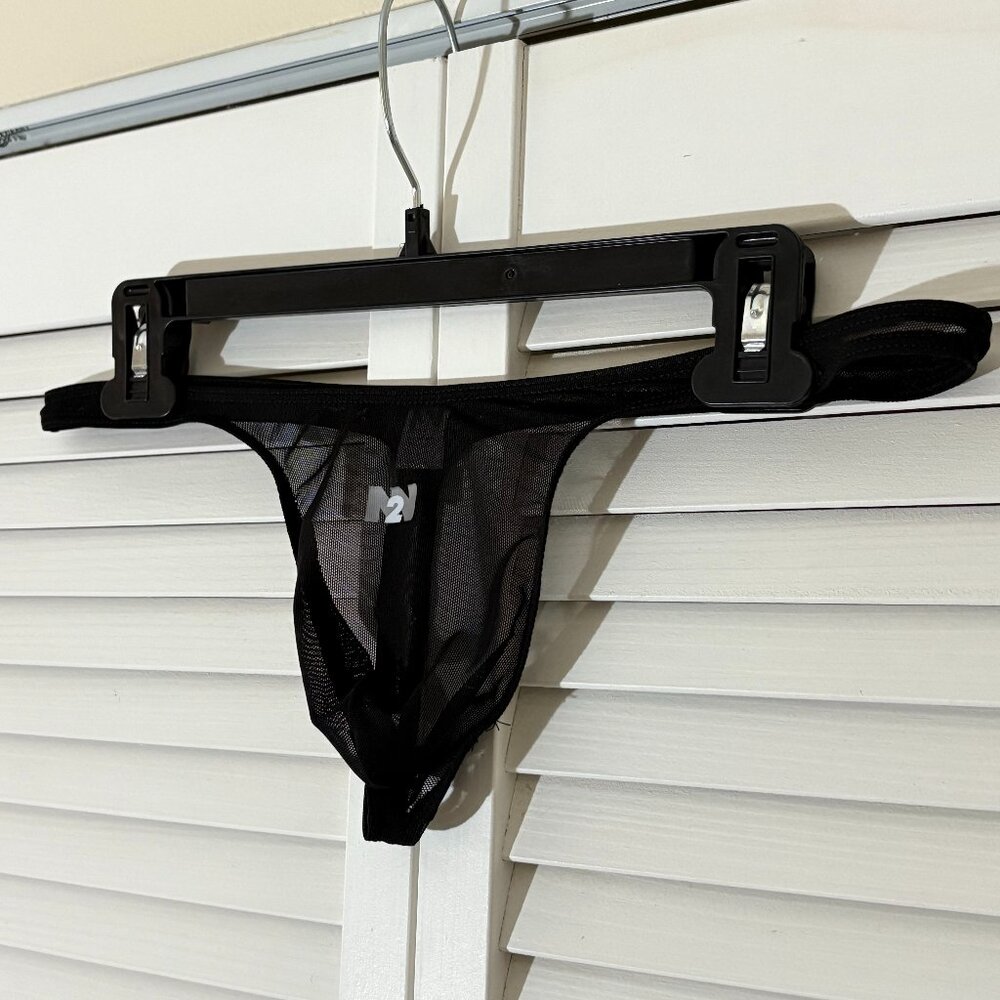 N2N Mesh Thong - Black